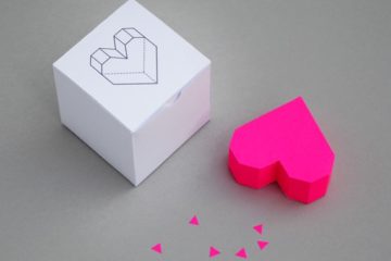 3D сердце своими руками. Оригами