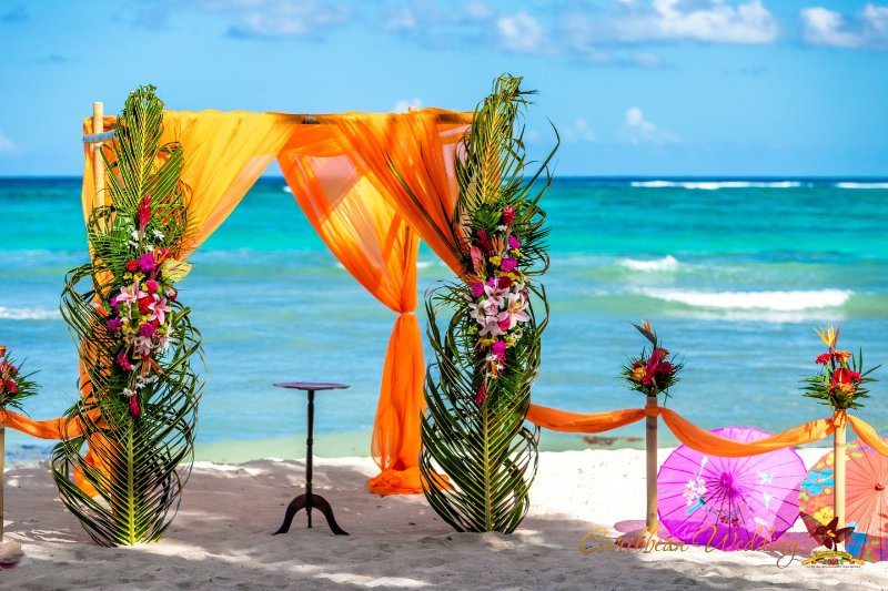 Оформление свадьбы в гавайском стиле